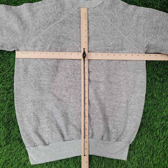 VTG 80s US Army Redlegs Military Sweatshirt Medium 21x24 Raglan Army Artillery - Picture 7 of 8